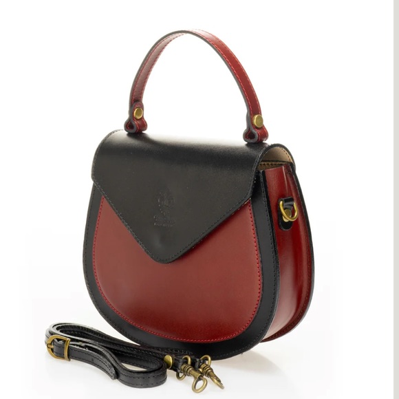 The Italian leather bag, Massimo Castelli shoulder bag - Picture 1 of 5